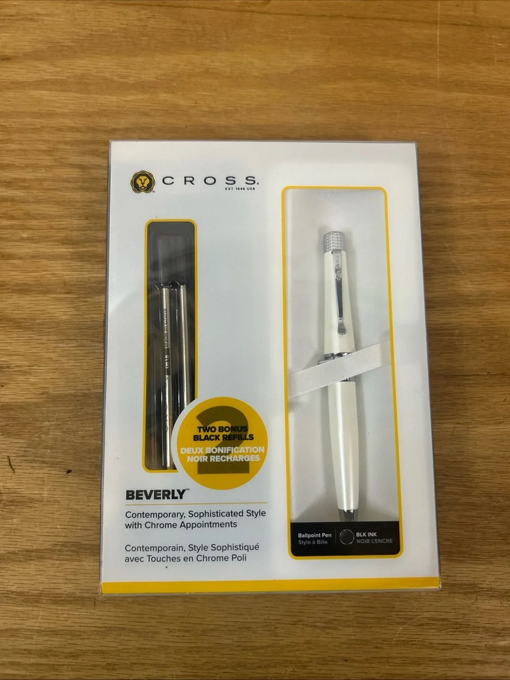 Cross Pearlescent Beverly Ballpoint Pen Gift Set